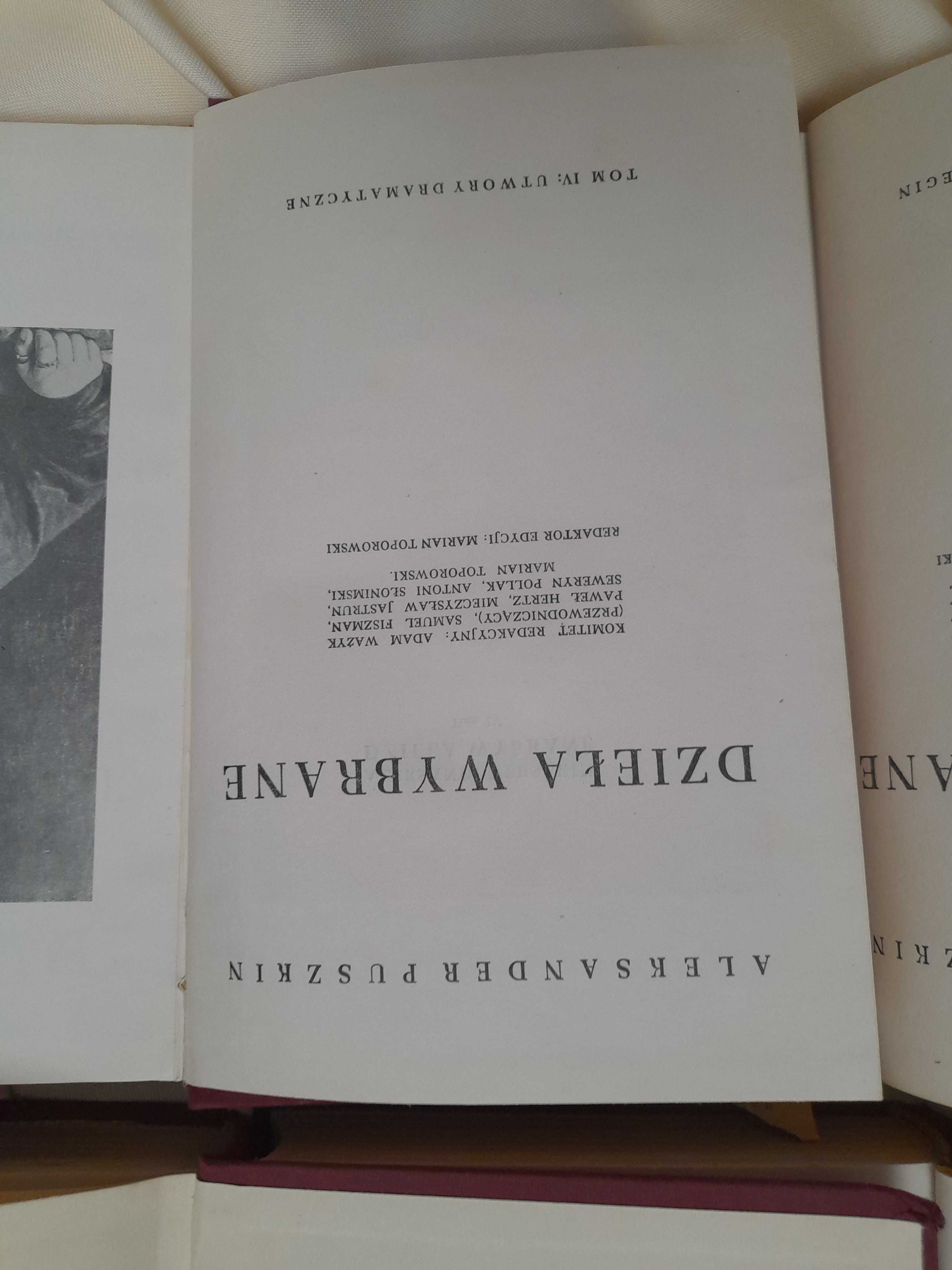 5 tomów Aleksander Puszkin 1956r