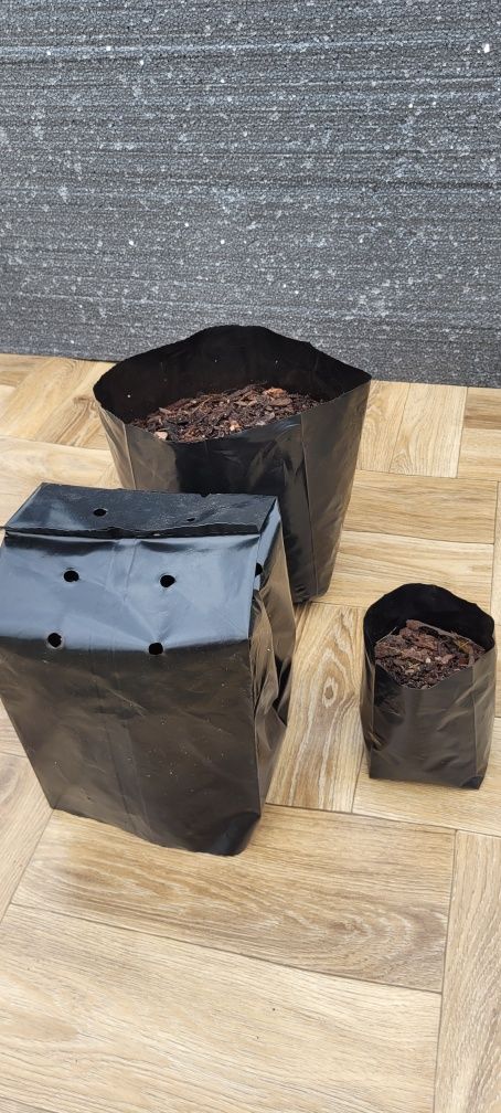 Doniczki Produkcyjne foliowe 2L szersze cena PROMOCYJNA