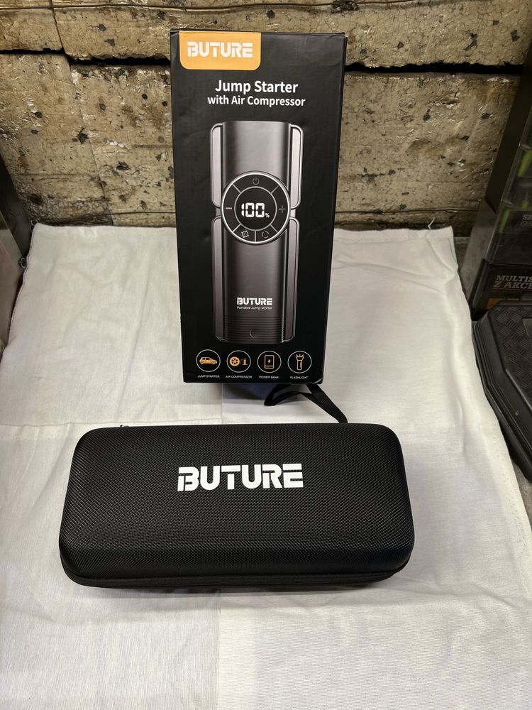 Buture 4 w 1 Jump Starter 20000mAh 2500A Rozruch kompresor powerbank