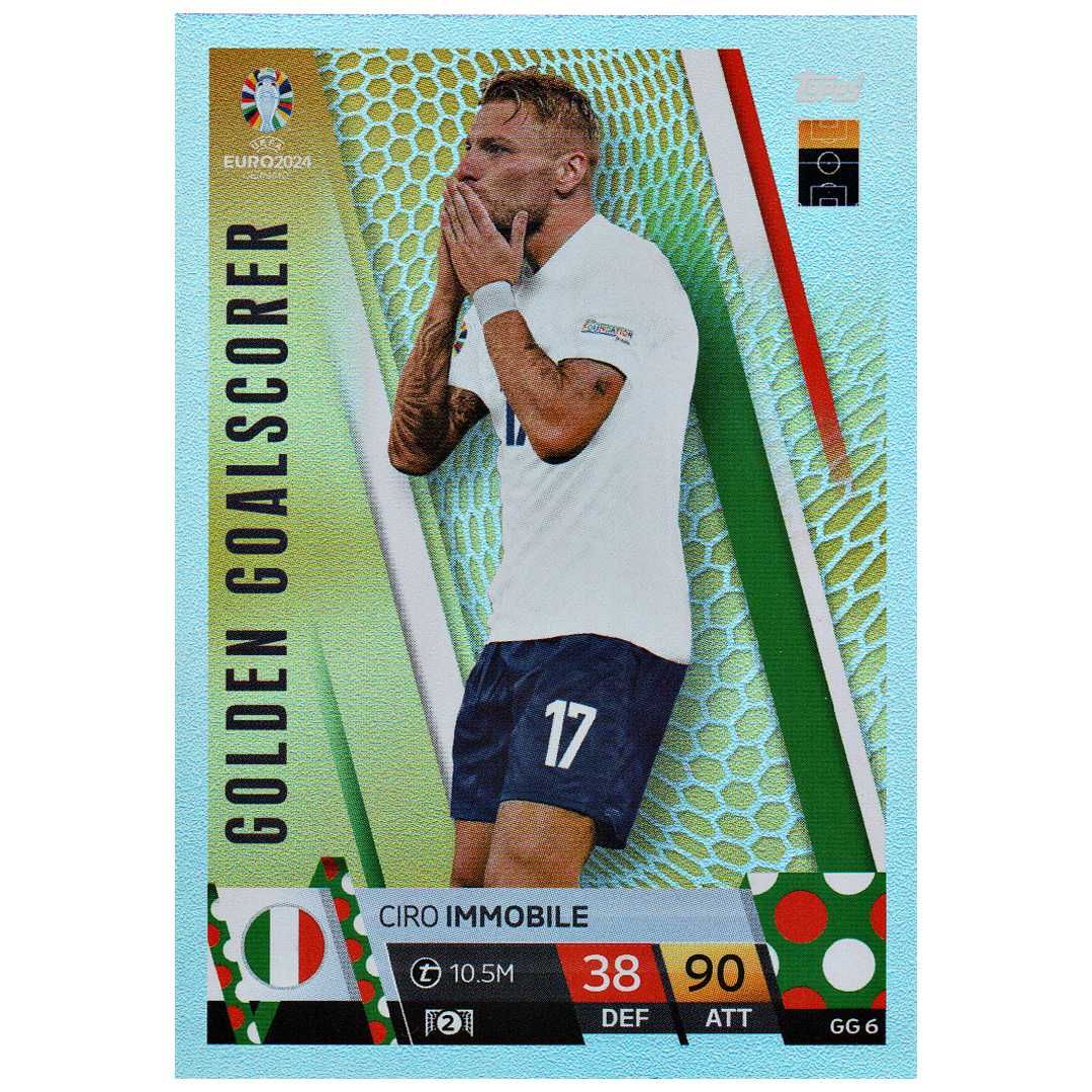 Karta Topps Euro 2024 Ciro Immobile Gg 6 Golden Goalscorer