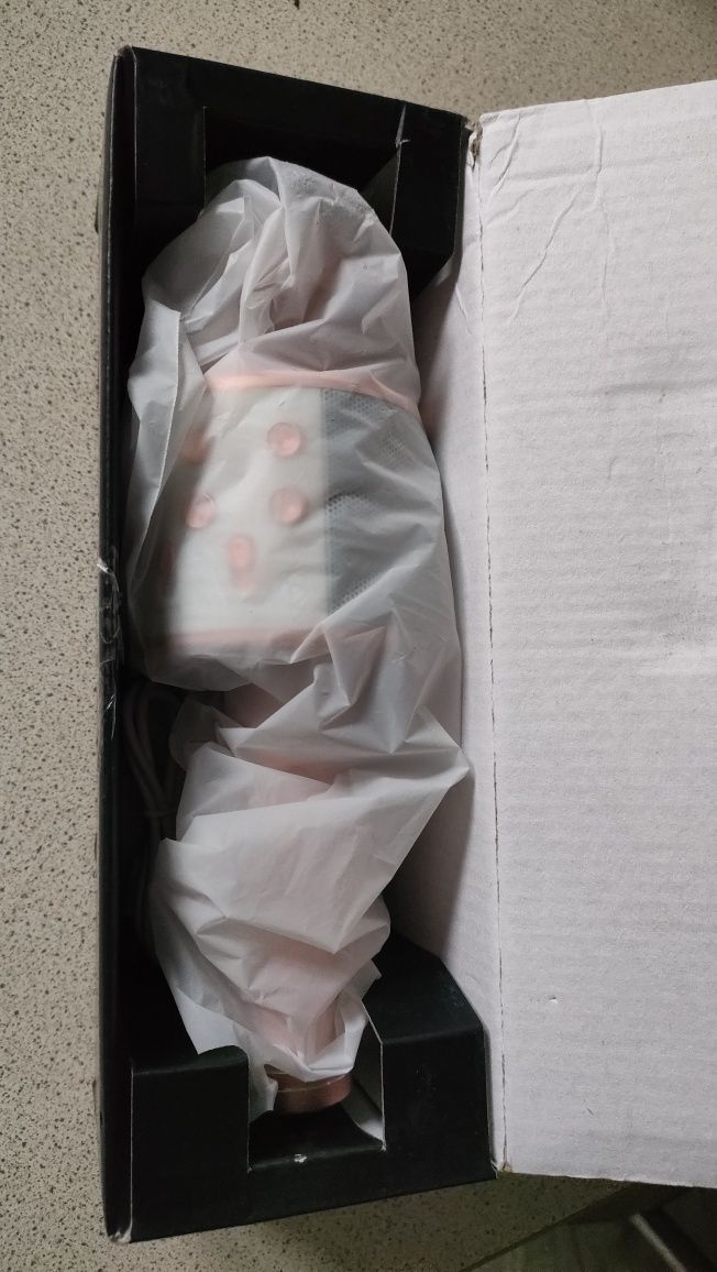 Nowy Mikrofon różowo bialy