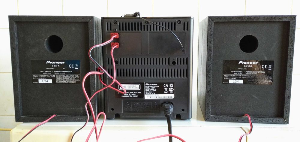 Aparelhagem de Som Pioneer Nova.