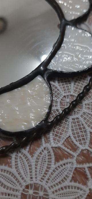 Espelho elaborado a mão - técnica vitral Tiffany