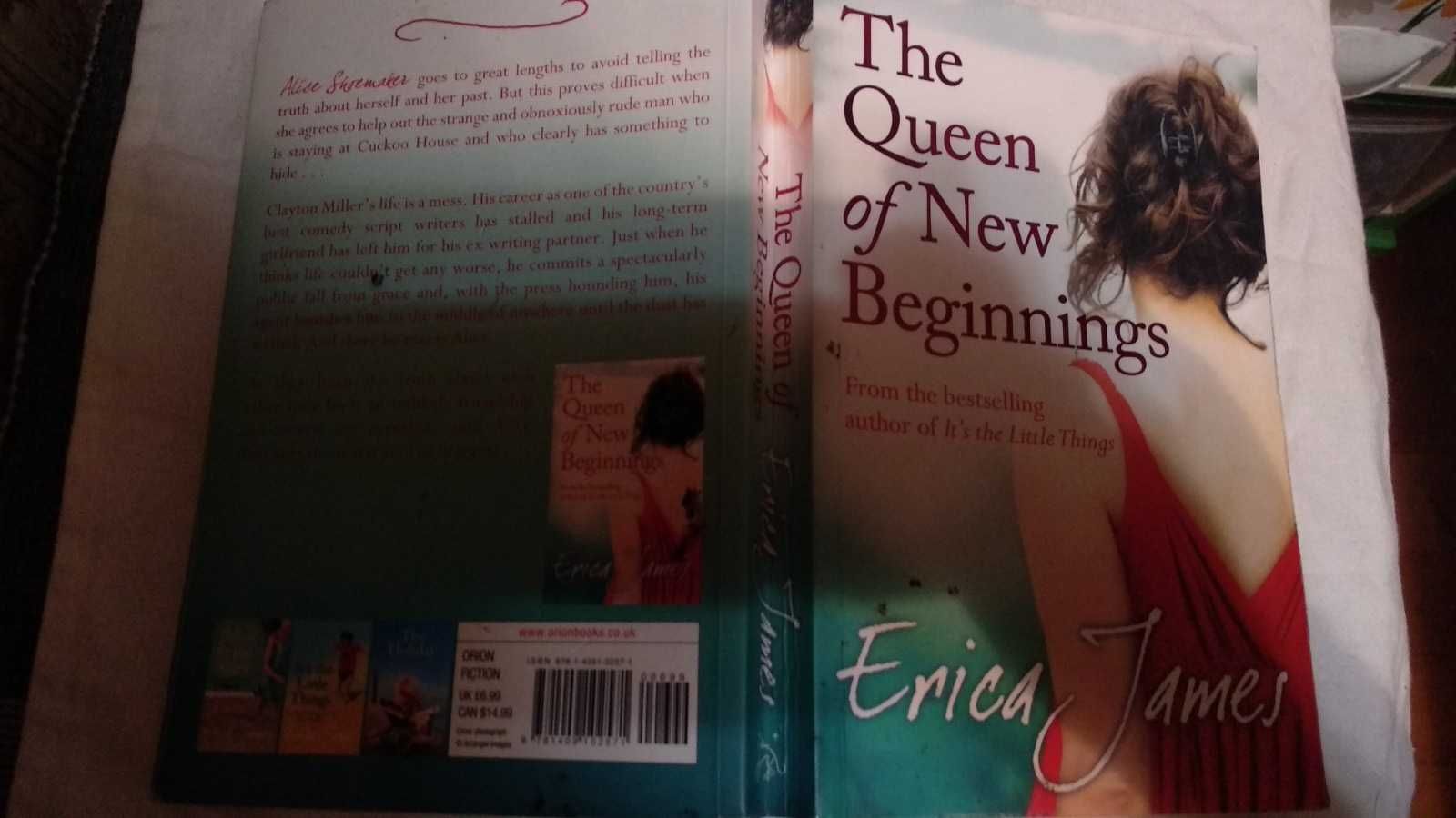 английский книга erica james the queen of new beginnings