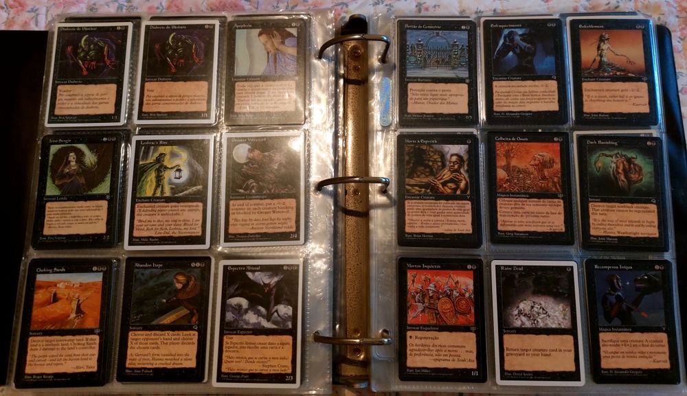 Coleção antiga Magic the gathering versão português