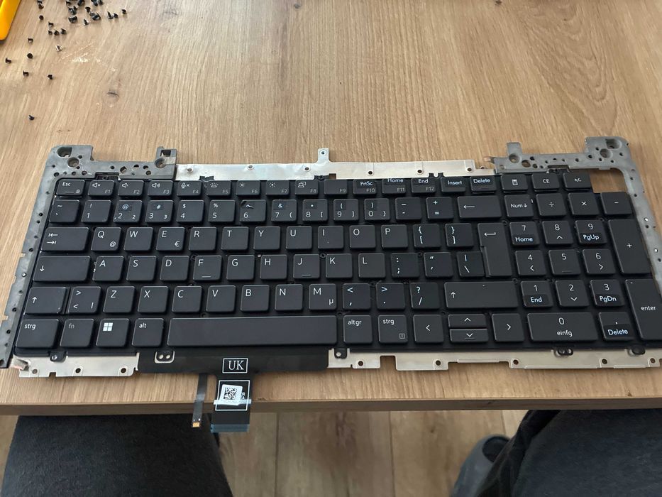 Klawiatura dell latitude 5530 nordic spolszczona naklejkami