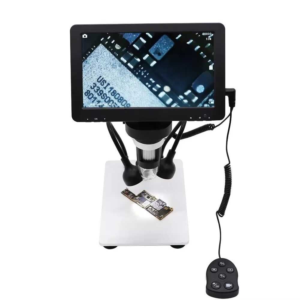 Цифровой микроскоп DM9 c дисплеем 7" 12mp 1200x