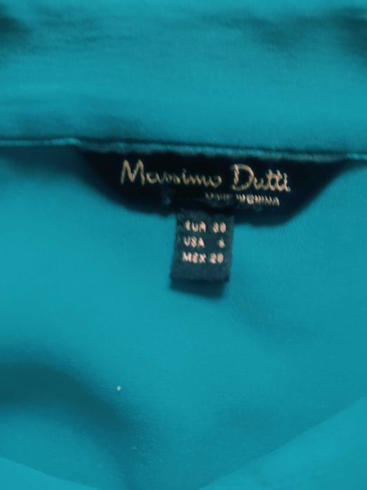 Massimo Dutti bluzka koszula jedwab 38