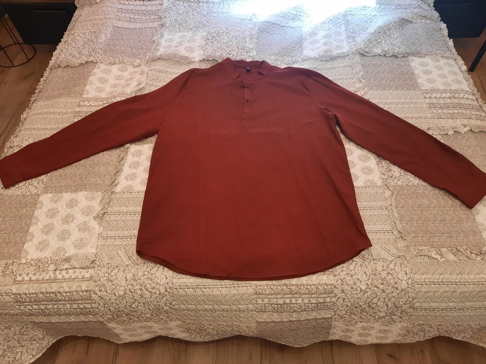 Nowa koszula męska wkładana przez głowę 5XL - 120 cm klatka piersiowa
