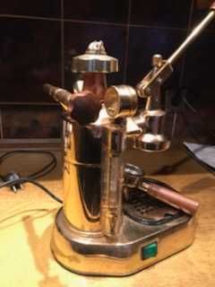 Oryginalny ekspres - La Pavoni Professional - Złoty