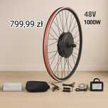 Zestawy E-BIKE 1000 W Silnik bezprzekładniowy 26" 27,5" 28" 29" !!!