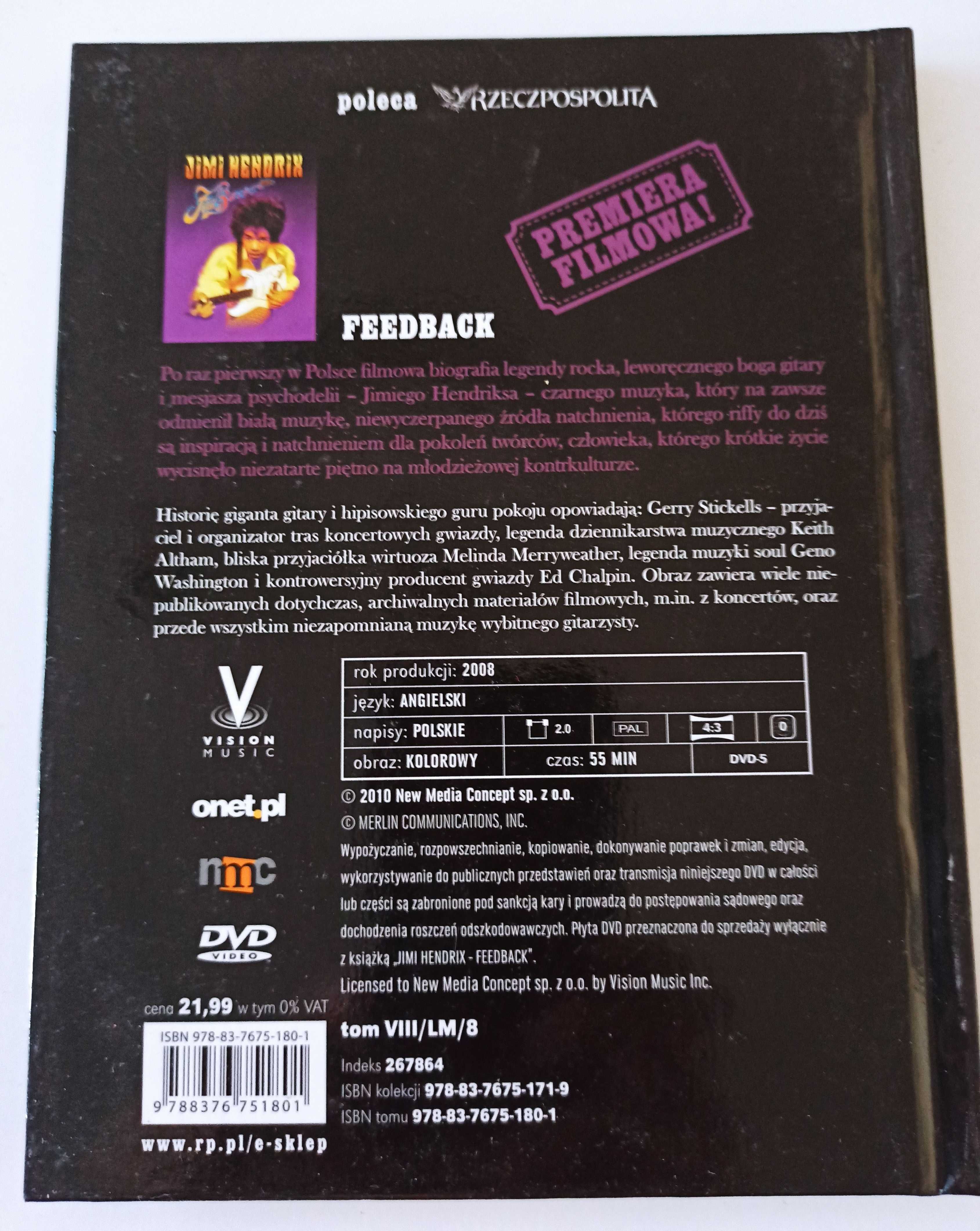 Jimi Hendrix Feedback - film biograficzny DVD