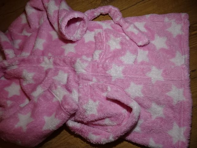 Marks & Spencer szlafrok w gwiazdki ciepły 5-6 l