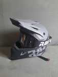 Kask raven+gogle raven