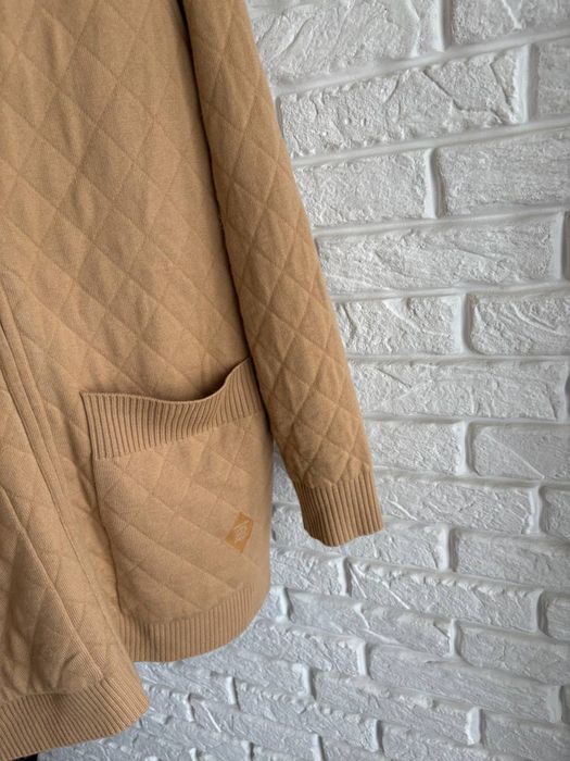 Шерстяний вʼязаний светр куртка зіпка Burberry wool