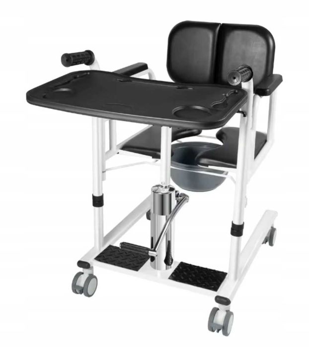 Hydrauliczny podnośnik 4w1: toaleta, prysznic, transport, opieka