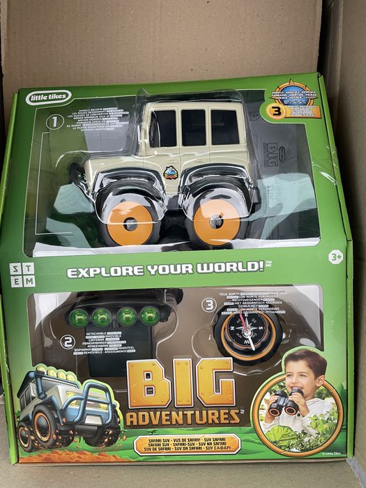 Little Tikes Big Adventures Safari SUV pojazd nowy święta prezent