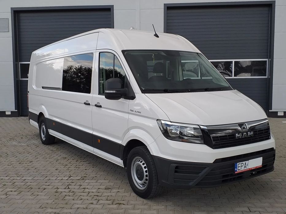 MAN TGE L4H2 MAXI BRYGADÓWKA 7 OSÓB  brygadówka 7 osób, homologacja ciężarowa, klima, czujniki, nr. 73