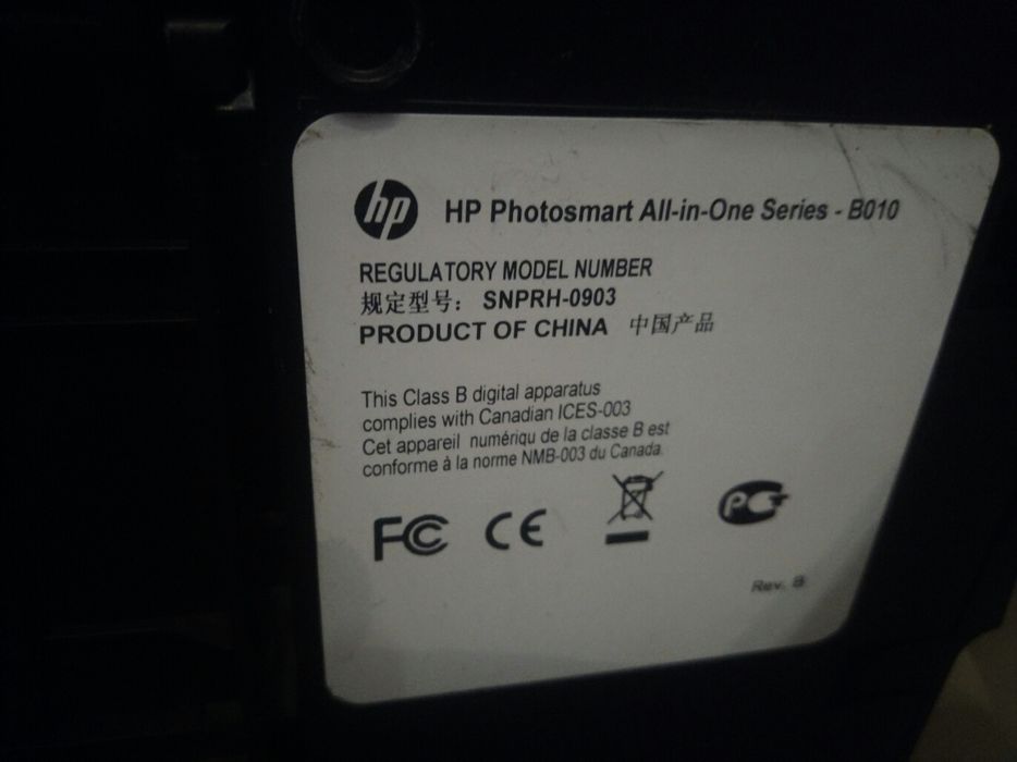 HP B010 SNPRH-0903 принтер сканер мфу.