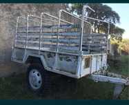 Reboque ou atrelado militar pesado trator unimog