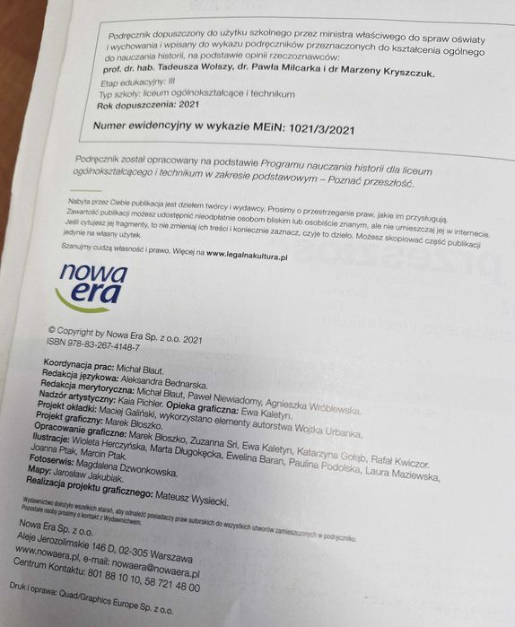 Poznać przeszłość klasa 3