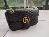 Torebka czarna w stylu Gucci