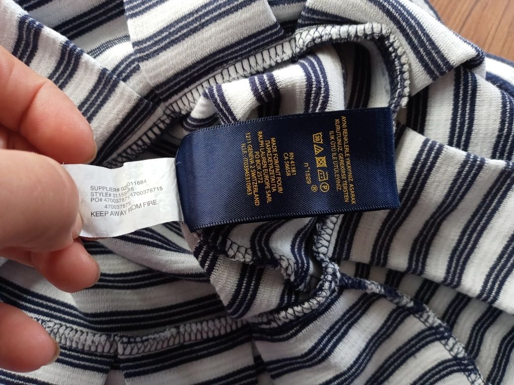 Sukienka sukieneczka Polo Ralph Lauren STRIPE 4T 104-110