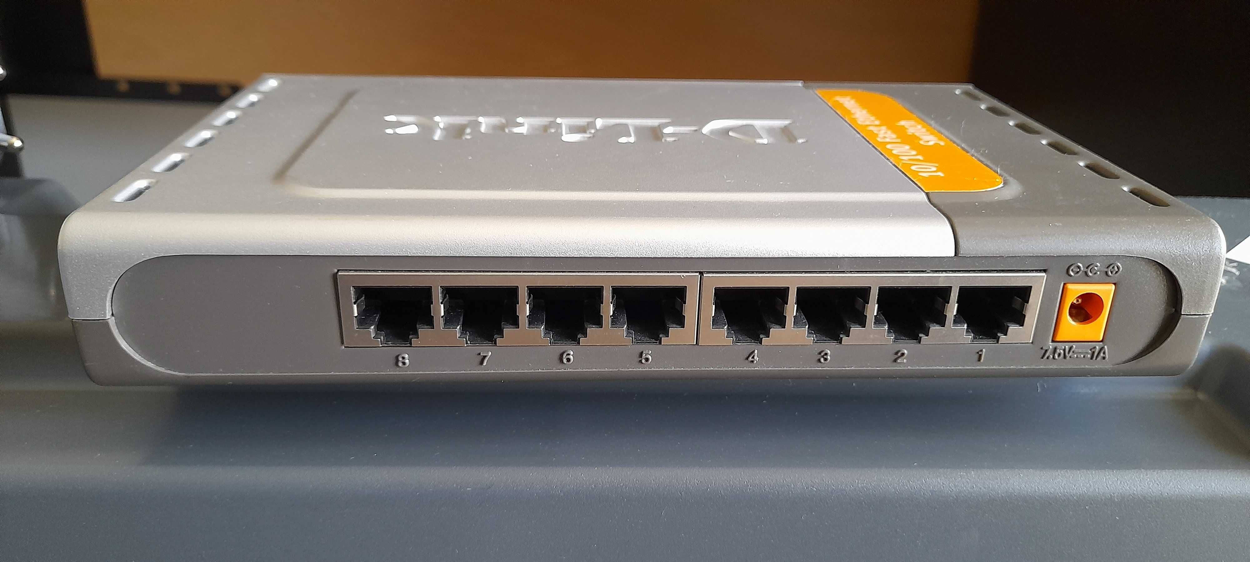 Switch 10/100 Fast Ethernet de 8 portas