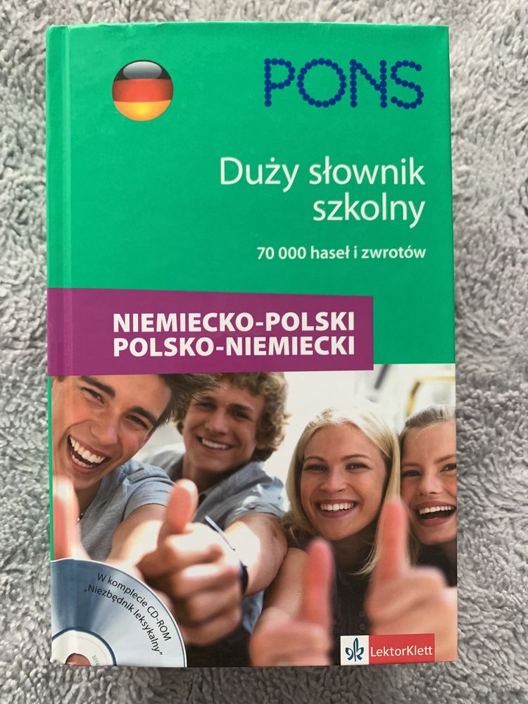 Duży słownik szkolny niemiecko-polski