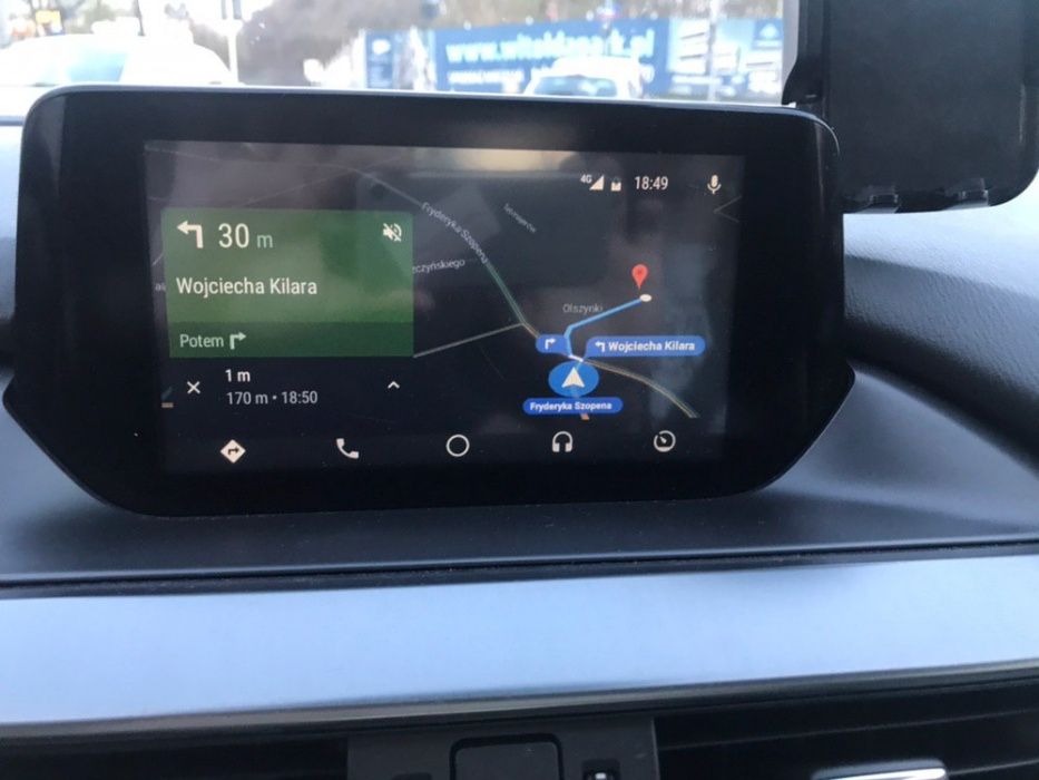 Android Auto CarPlay Mazda AA 2 3 6 CX-3 CX-5 Google Maps Polskie MENU