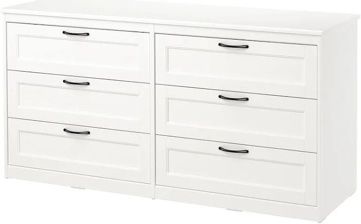 SONGESAND komoda, 6 szuflad biały 161x81 cm
999,00 zł
IKEA SONGES