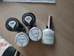 Lakiery hybrydowe + baza + top Semilac