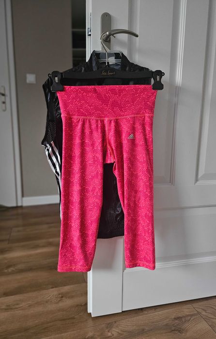 adidas legginsy nowe spodnie dresy getry fitness joga zumba siłownia s
