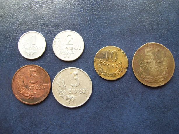 Stare monety 1949 Zestaw 6 monet  PRL e18