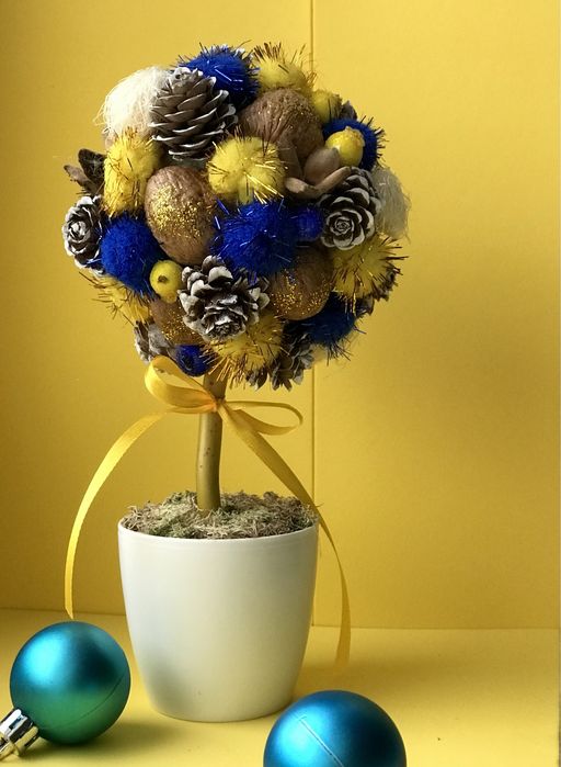 Новорічна поробка в школу, новорічний декор, подарунок на Різдво