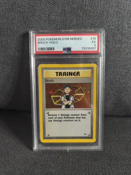 Brock PSA 5 Gym Heroes 15