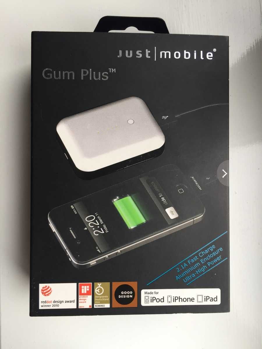 Just Mobile Gum Plus Power Bank