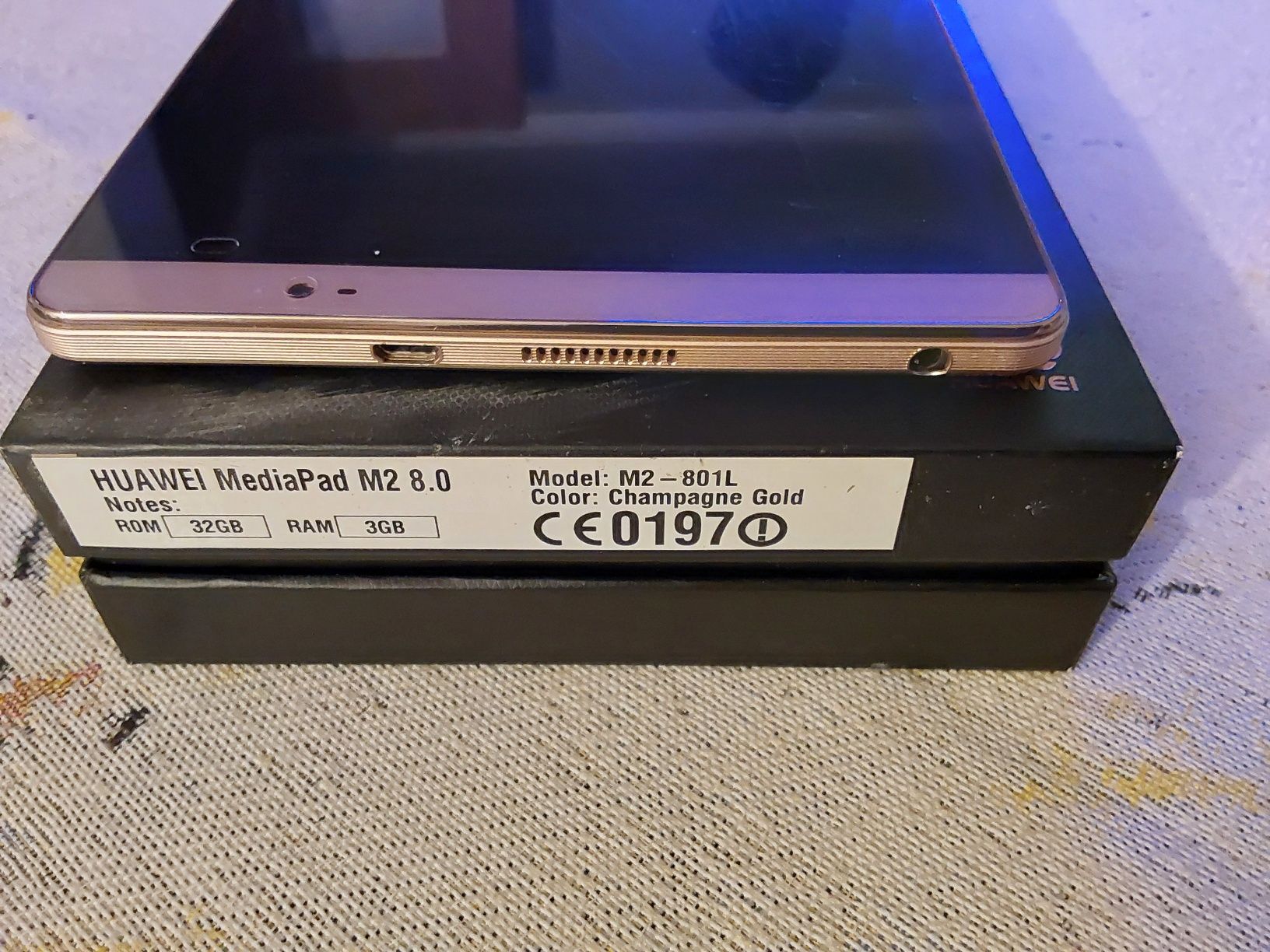 Huawei MediaPad M2 8,0 cali Szampańskie złoto