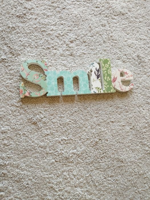 Placa de Decoração  - SMILE