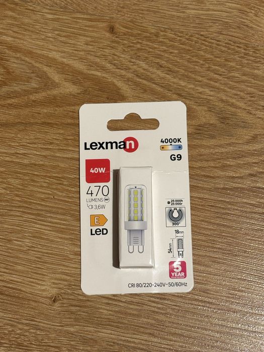 Żarówka LED Lexman G9