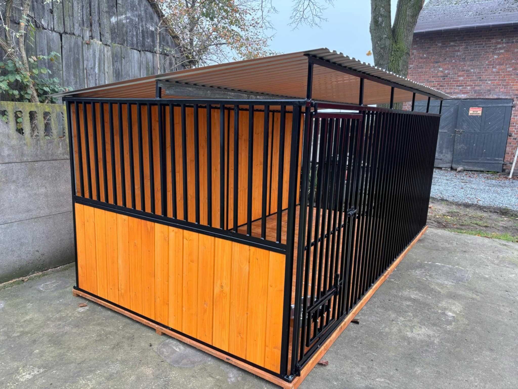 Kojec dla psa konstrukcja stalowa_klatka-box