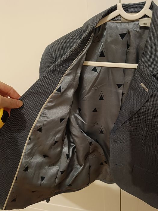 Marynarka chłopięca 116 elegancka granatowa