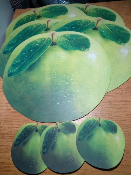 Подставки под горячее ,,Яблоко,, набор из 9 шт.