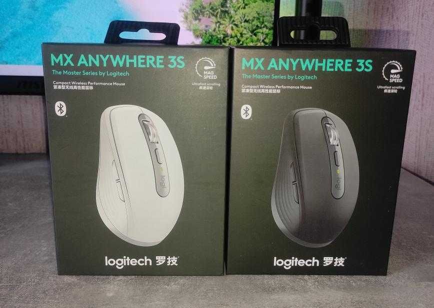 Безпровідна миша Logitech MX Anywhere 3S (Black / Pale Gray)
