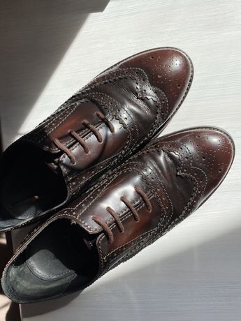 Skórzane buty typu Oxford / Oxfordki ZARA