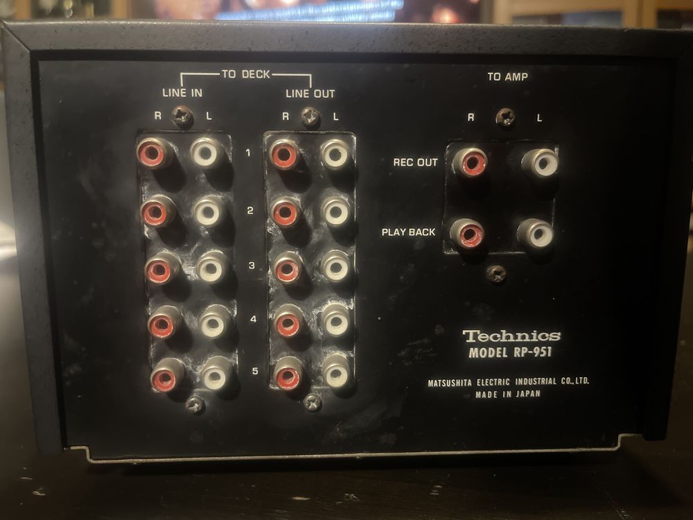 Technics Tape Deck Selector