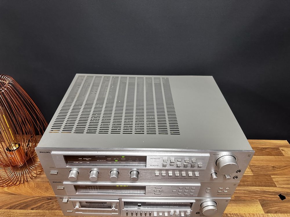 Zestaw Audio Philips - F4516, F2516, F6622 - deck, tuner, wzmacniacz