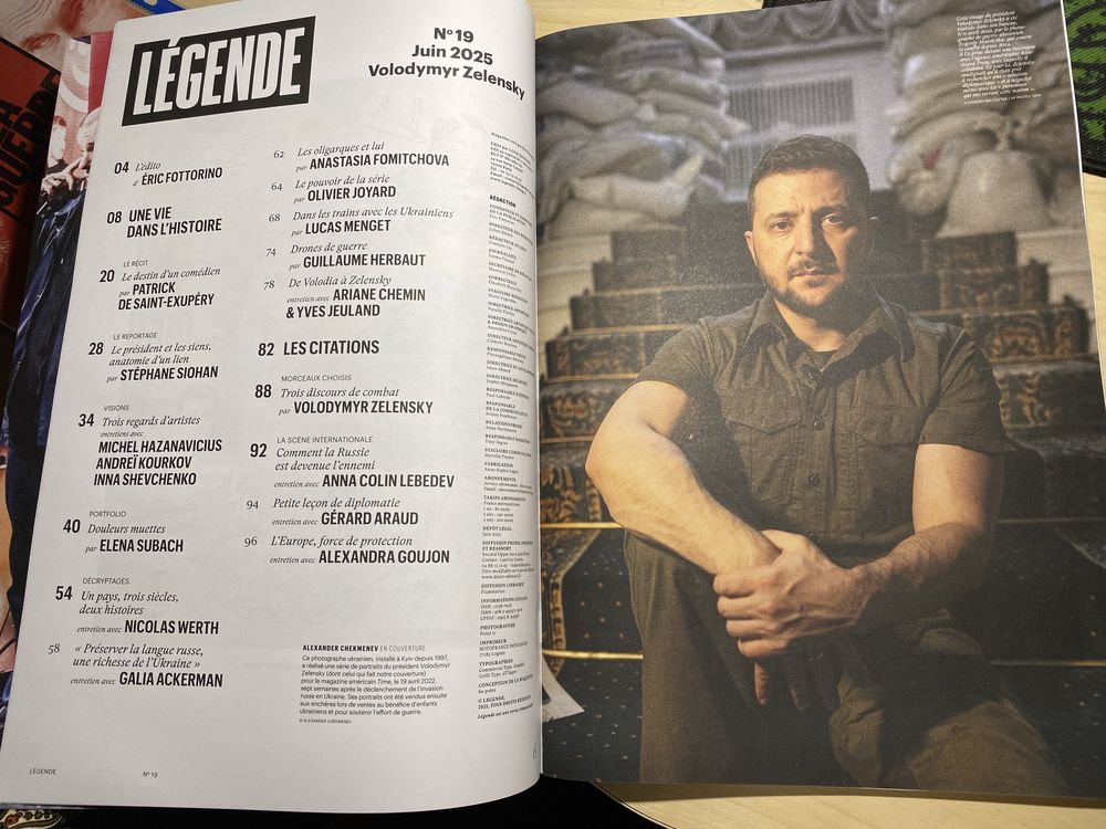 Журнал Legenda (Франция) о Зеленском