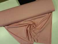Tkanina bawełna róż z elastanem szer.150 cm.
