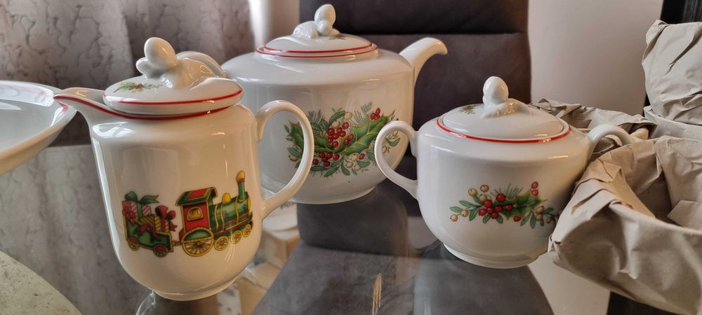 Conjunto loiça VISTA ALEGRE (cristmas magic 45 peças novas) porcelana